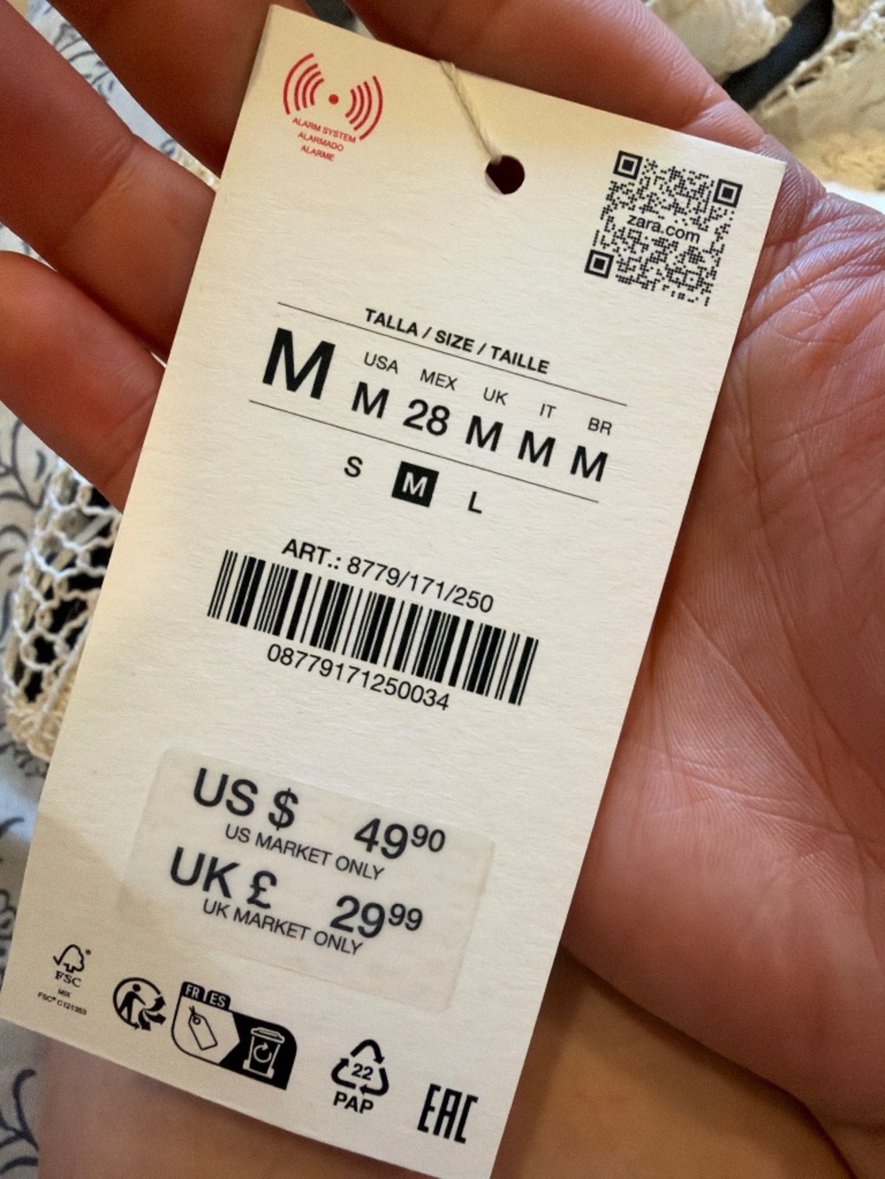 Zara top